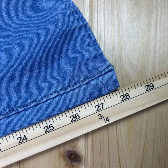 Shein Jeans Womens 27 Wide Leg High Rise Elastic Waist Angled Hem Denim Jeans - Picture 13 of 15